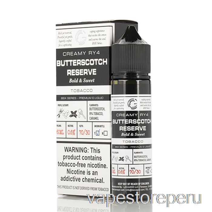 Vape Desechable Caramelo Reserva - Serie Bsx - 60ml 3mg